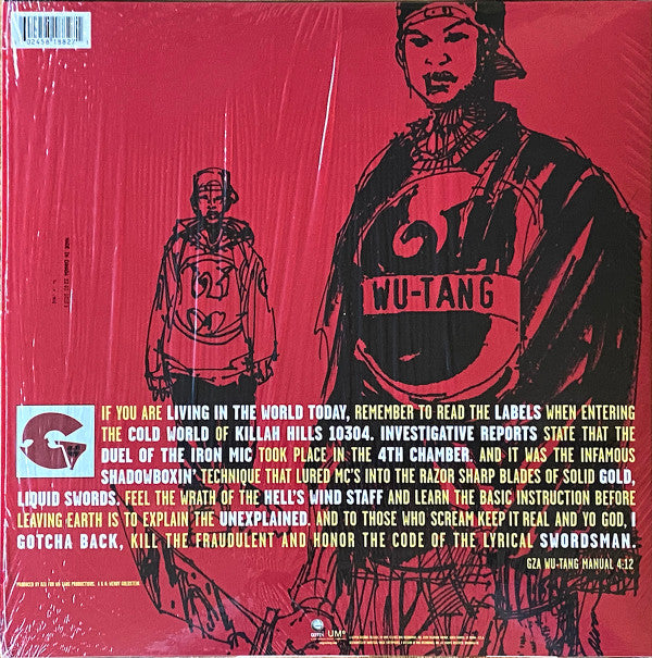 GZA : Liquid Swords (2xLP, Album, RE, Cok)